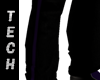 Black Purple Tux Pants