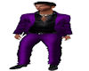 JN Purple Suit Trousers