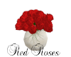 !D Small Red Rose Vas
