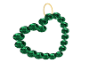 Emerald Hart Earrings