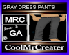 GRAY DRESS PANTS