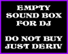 empty sound box