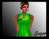 SilkyDivine Dress Green