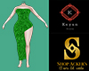 Green Glitter dress RLL