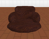 brown cuddle float chair