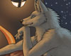 wolf furry sticker