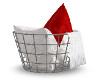 Red&White Pillow Basket