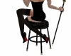burlesque stool and cane
