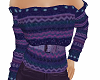 TF* Purple sweater belt 