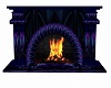 Purple Wolf Fireplace