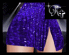 K- Blue Sparkle Skirt -S