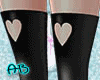 [AB]Black Heart Boots