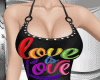 Love is love top blk