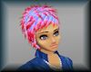 blue pink red spike punk