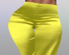 Yellow silk trousers