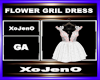 FLOWER GRIL DRESS
