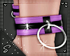 !S Anklets Cuff Purple