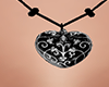 gothic heart necklace