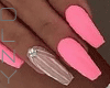 Pink- Diamond -Nail