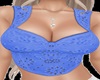 RR BLUE LACE TOP