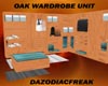 Oak Wardrobe Unit