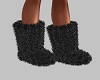 Sofia Black Fuzzy Boots