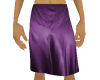 Purple Silk Skirt