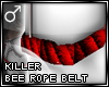 !T Killer Bee rope belt