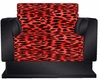 red cheetah kissy chair