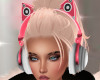 PcF Pink Headphones