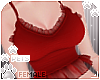 [Pets] Frill Top | Red