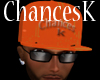 Orange CK Fitted Hat