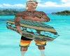 Hawaii Blu Surfboard w T