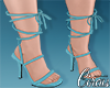C` Blue Strap Heels