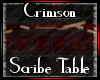 Crimson Scribe Table