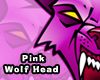 Wolf Head - Pink