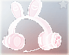 R. bunny headset pink
