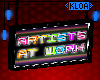♥ Artists Working Sign