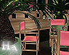 A~FLAMINGOS TABLE&CHAIRS