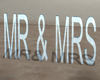 Mr&Mrs Wedding Sign