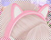 w. Pink Cat Headphone