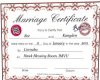 KDR Marriage Certificate