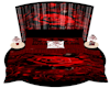 ELEG BL&RED ROSE CUD BED