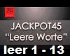 Jackpot45 - Leere Worte