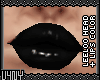 V4NY|LeeLoo Black Lips