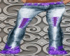 Purple Butterfly Jeans