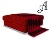 red ottoman