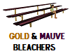 Gold & Mauve Bleachers