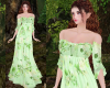 TF* Green Romantic Gown
