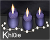 K purple candles